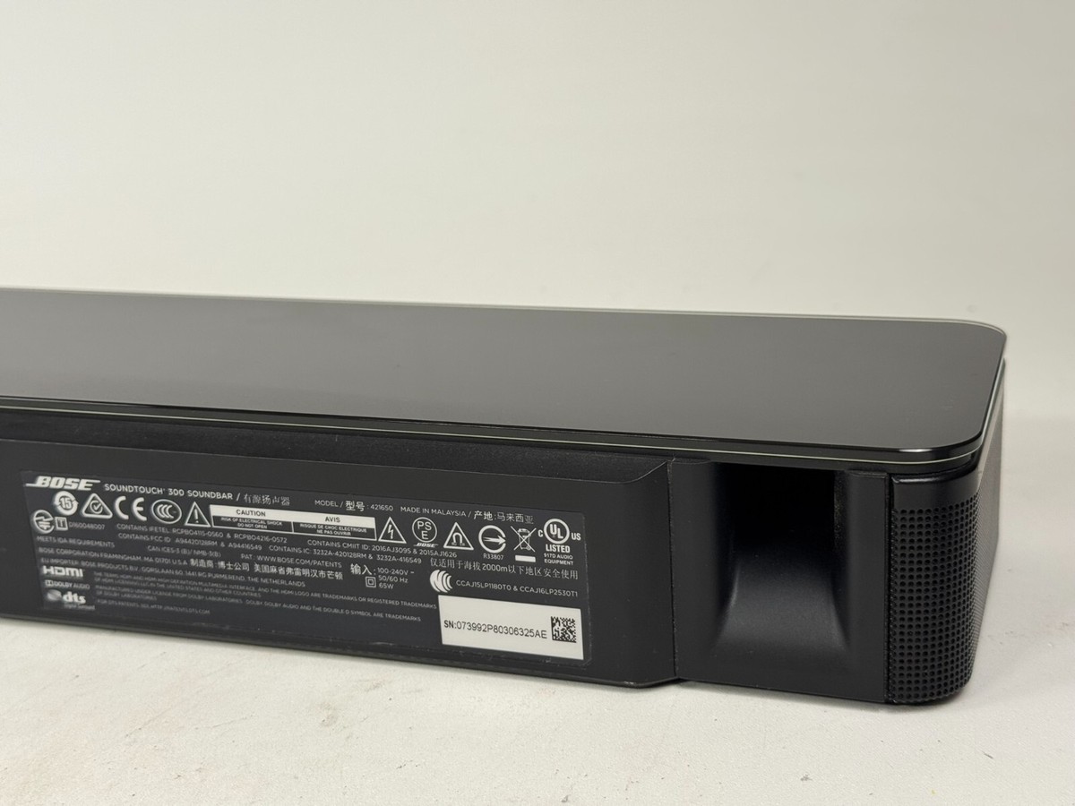 Bose SoundTouch 300 Soundbar Model Remote and Power Cord | eBay
