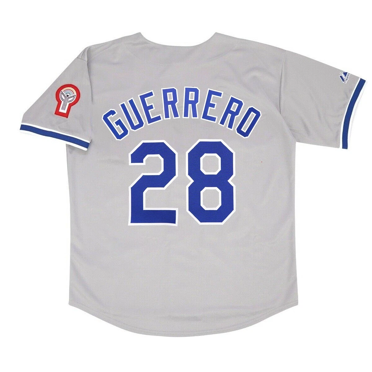 Pedro Guerrero 1981 Los Angeles Dodgers Grey Road Jersey w/ Patch (S-3XL)