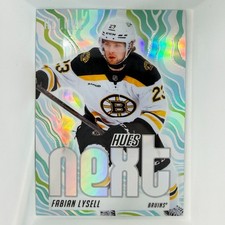 2025-26 Upper Deck Allure #HN-5 Fabian Lysell Hues Next Boston Bruins
