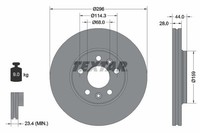 Bremsscheibe FüR Fiat Talento Opel Vivaro B Renault Trafic III Nissan Ab 14->