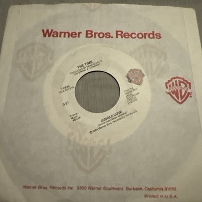The Time   Jungle Love / Oh, Baby Warner Bros. Records - 45
