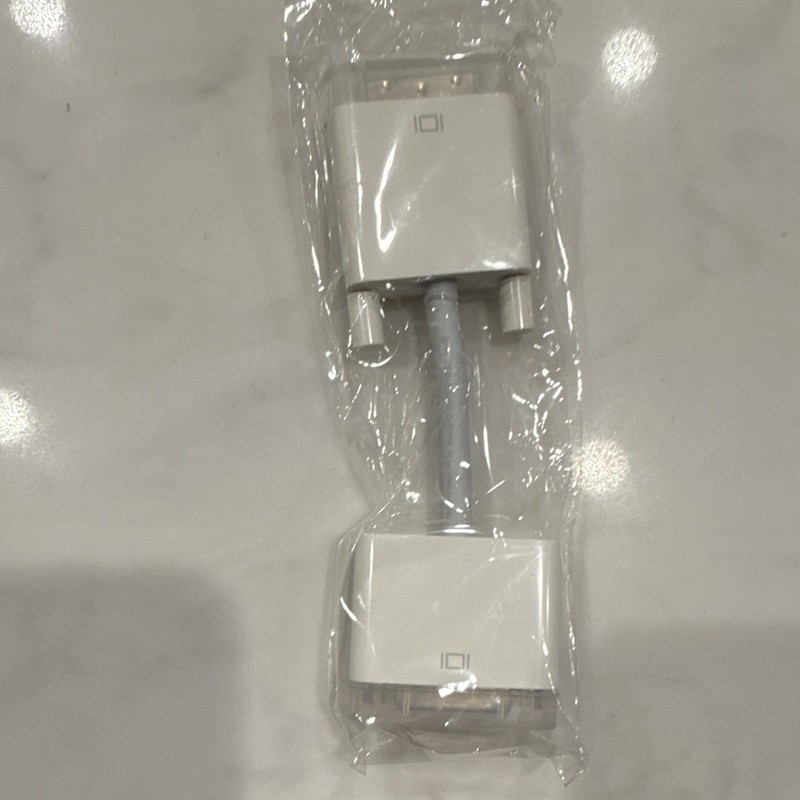 Apple 603-8471 DVI Adapter DVI Male to DVI Female, White, 1:1