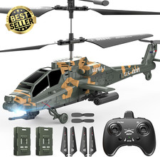 RC Helicopter for Adults, Apache Remote Control Helicopter for Kids 8-12, Toy He