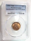 1909 VDB  LINCOLN WHEAT CENT - 1c - PCGS UNC Details