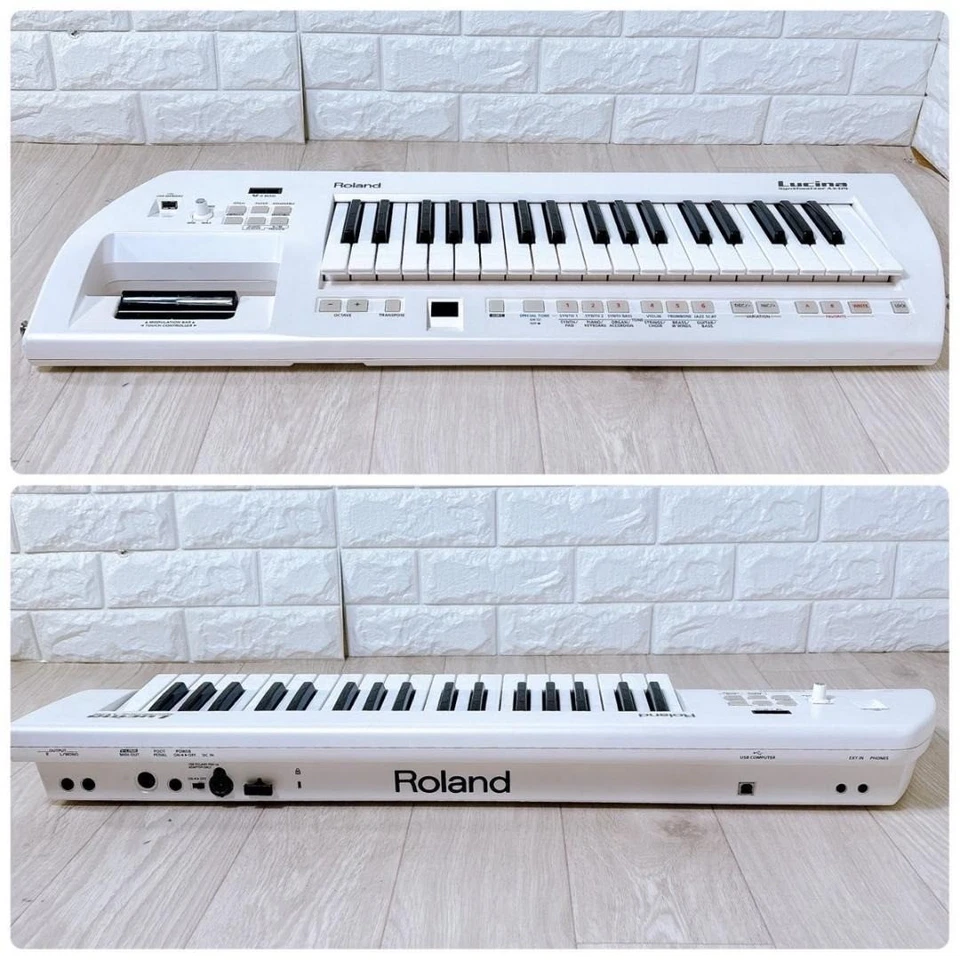 Roland AX-09 Lucina 37-Key Keytar Shoulder Keyboard Synthesizer White From Japan - Image 3 of 4