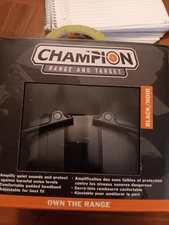 Champion 40974 Electronic Ear Muffs - Black (25-1652)