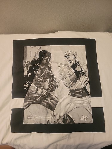 GI Joe X Eleven Paris Designer T-Shirt Snake Eyes vs. Shadow Storm Mens Sz XXL