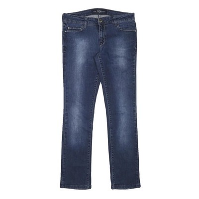 RIFLE Damen Slim Jeans Blau Denim Baumwollmix W30 L29 Classic Zip Taille