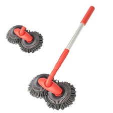 Retractable Double Head Car Wash Brush 360 Rotating Long Handle Car Cleani