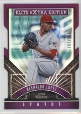 2015 Panini Elite Extra Edition Status Purple Die-Cut 87/150 Reynaldo Lopez 2r5