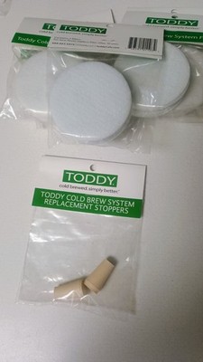 2 Stoppers And 10 Filters Toddy Cold Brew System Filters And Stoppers. 