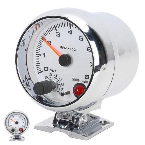 Tachometer 375in Digital RPM Gauge 0 to 8000 for 4 6 8 Cylinder Gas Vehicles - Bild 7 von 12