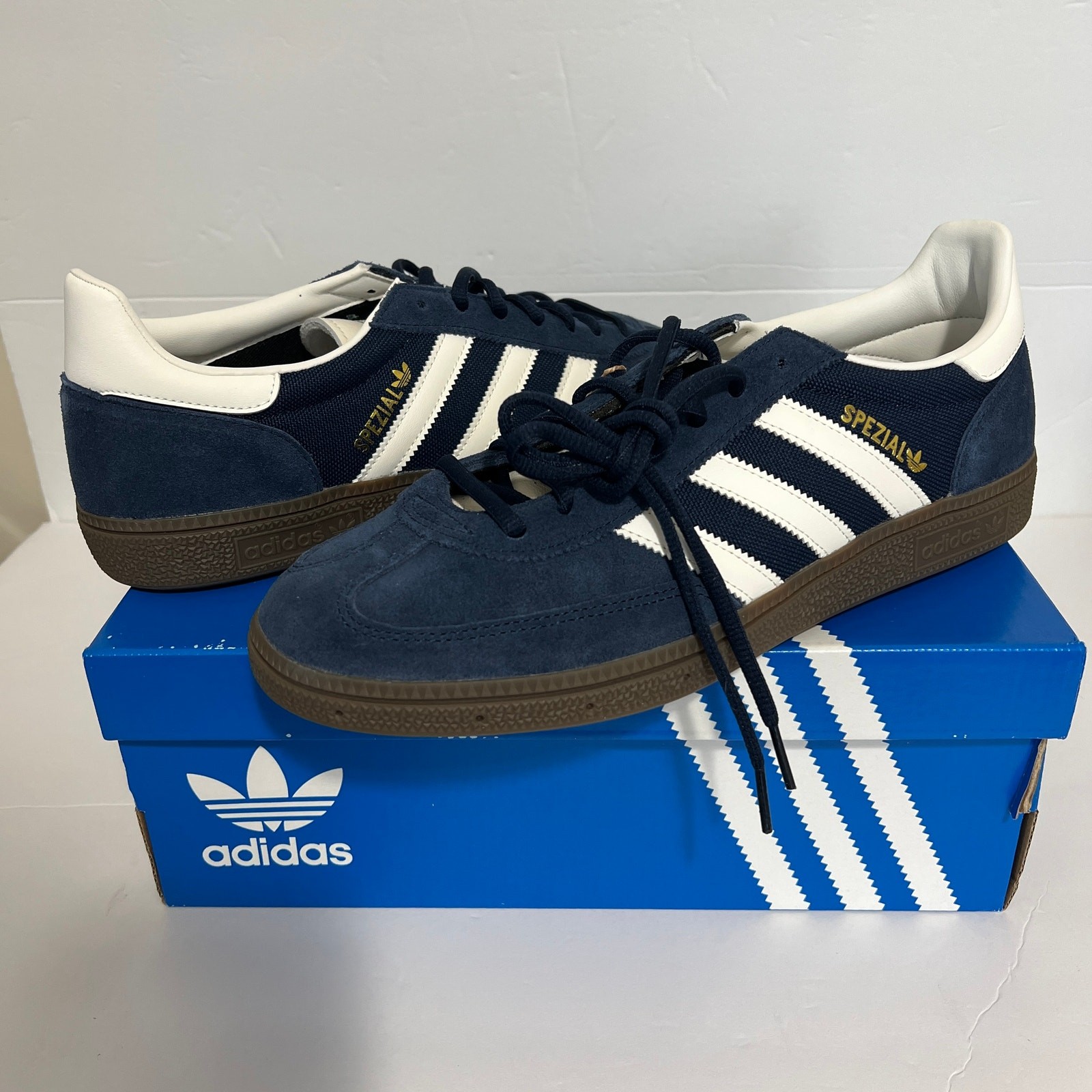 Adidas Handball Spezial Suede Leather Navy Blue Gum 11 NWT NEW BOX
