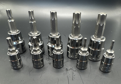 #ad Craftsman 10 PC 3 8quot; amp; 1 4quot; Drive TORX Socket Set $23.49