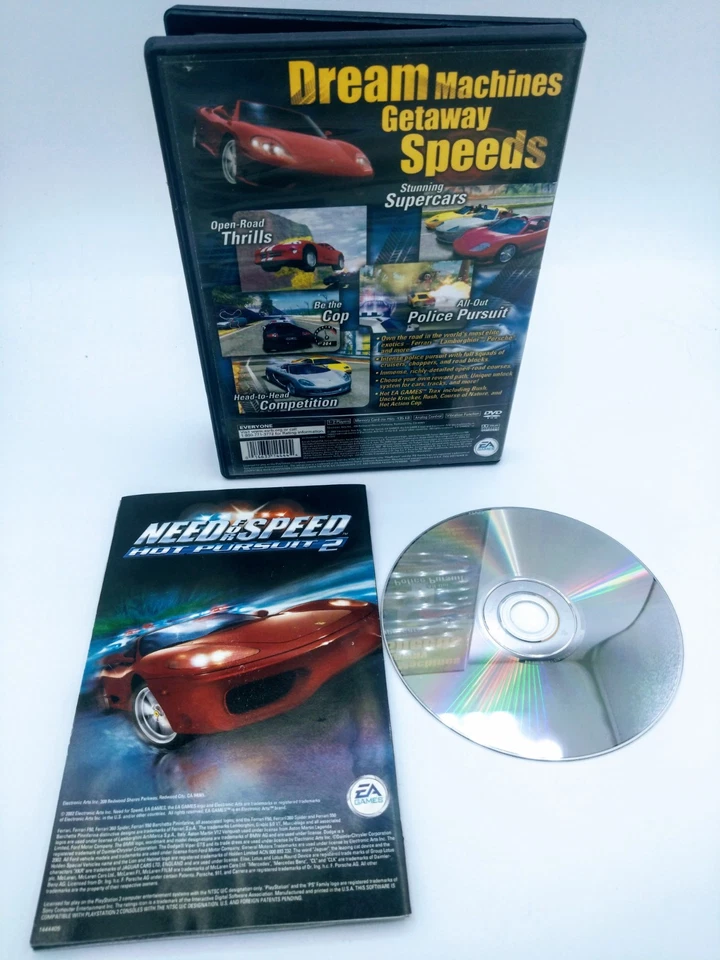 Need for Speed: Hot Pursuit 2 Sony PlayStation 2 Complete With Manual - Image 2 of 2