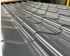 TILE EFFECT ROOFING SHEETS - GALVANISED - ALL COLOURS - COATINGS AVAILABLE 