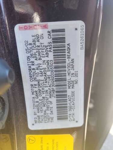 Power Steering Pump 6 Cylinder Le With Bolt-on Pulley Fits 02-06 CAMRY 1538472 - Picture 6 of 12