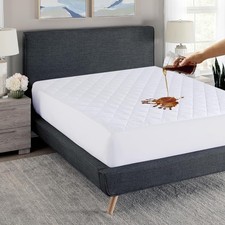 Waterproof Quilted Microfibre Mattress Protectors Soft and Breathable, Water ...