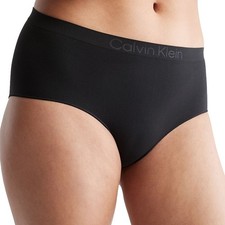 Women's Calvin Klein Bonded Flex Boyshort Panty QD3961, Size: Large, Black