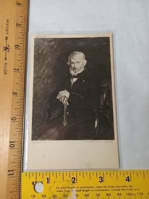 P75 Vintage Postcard of Thomas Carlyle by Sir John Everett Millais