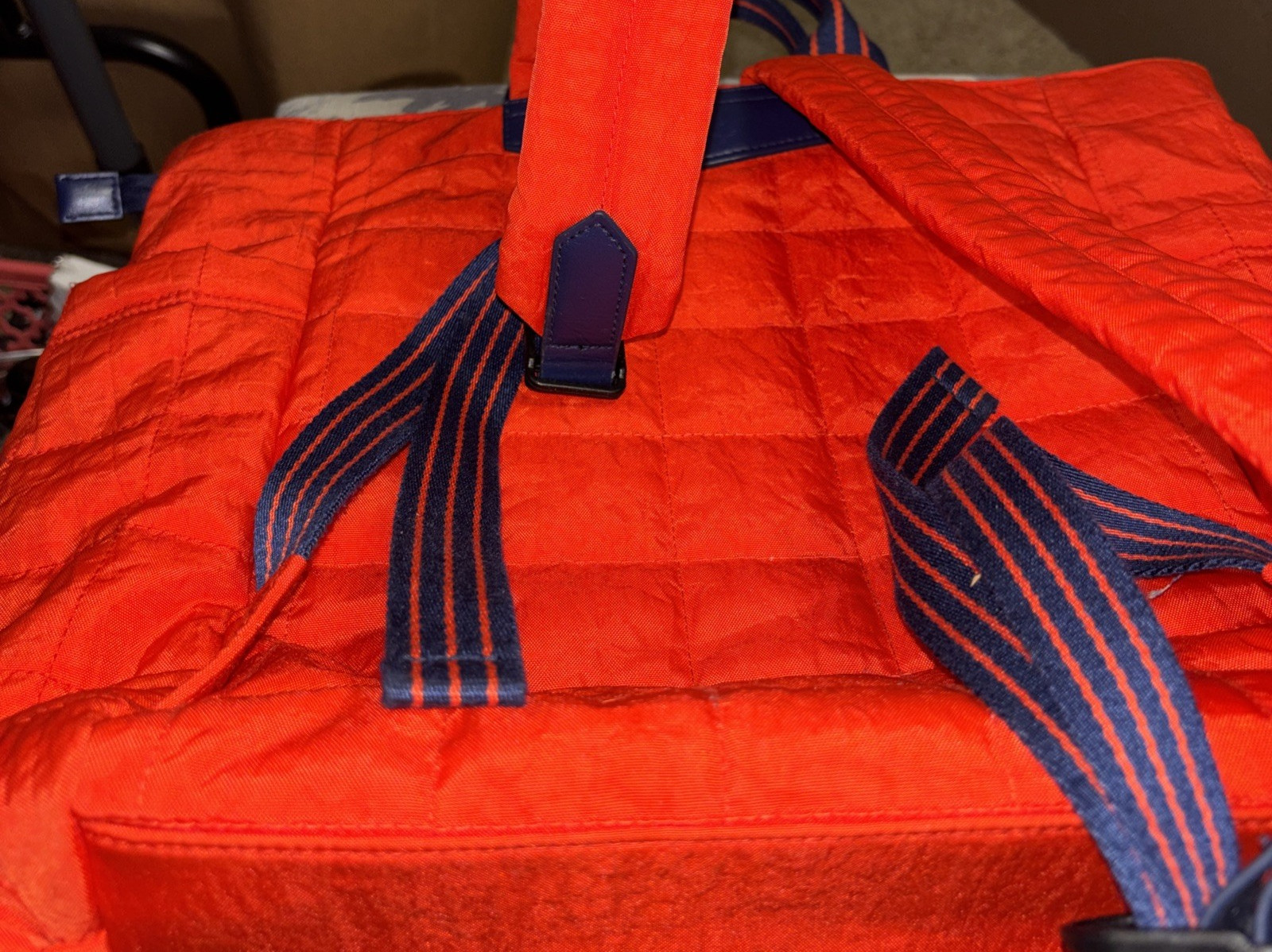 Universal Thread Soft Utility Square Backpack Ora… - image 12