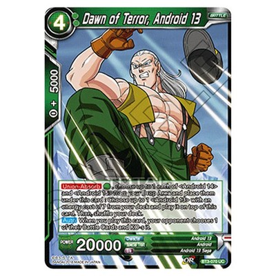 Dragon Ball Super - B03 - Cross Worlds - Dawn of Terror, Android 13 - BT3-070