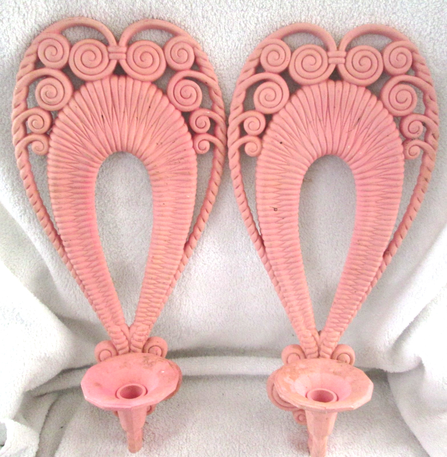 3 Sets of 1975 BURWOOD Wall Hangings: Butterflies/Candle Holders/Floral Plaques