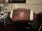 Nick Saban autographed football