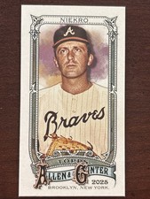 Phil Niekro 2025 Mini Topps Allen & Ginter #312  Atlanta Braves