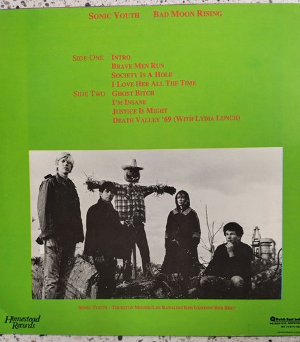 Sonic Youth - 'Bad Moon Rising' LP VINYL (1985) First Pressing- US Red Labels NM - Picture 14 of 23