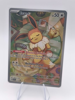 Pokémon Eevee SVP 173  Black Star Promo Prismatic Evolution English 1 Evoli