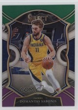 2020 Panini Select Concourse Green White Purple Prizm Domantas Sabonis #56 15vw