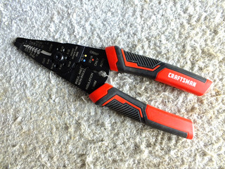 CRAFTSMAN WIRE CUTTER STRIPPER CRIMPER PLIERS EXCELLENT # CMHT81714 FREE SHIP!