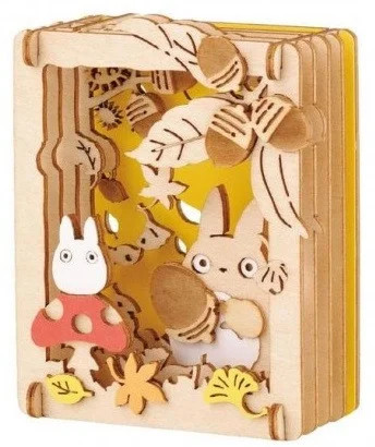 Mon Voisin Totoro théâtre de papier Ensky en découpe laser premium