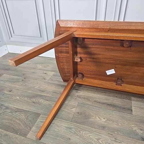 Vintage Wood Danish Inspired Coffee Table - Atomic Sputnik Mid-Century Teak - Picture 21 of 24