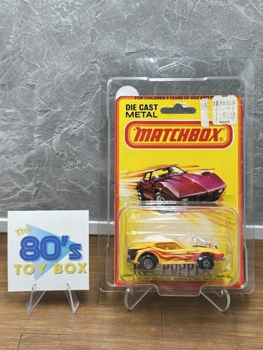 1980 Vintage Matchbox Lesney Rolamatics Hot Popper Carded