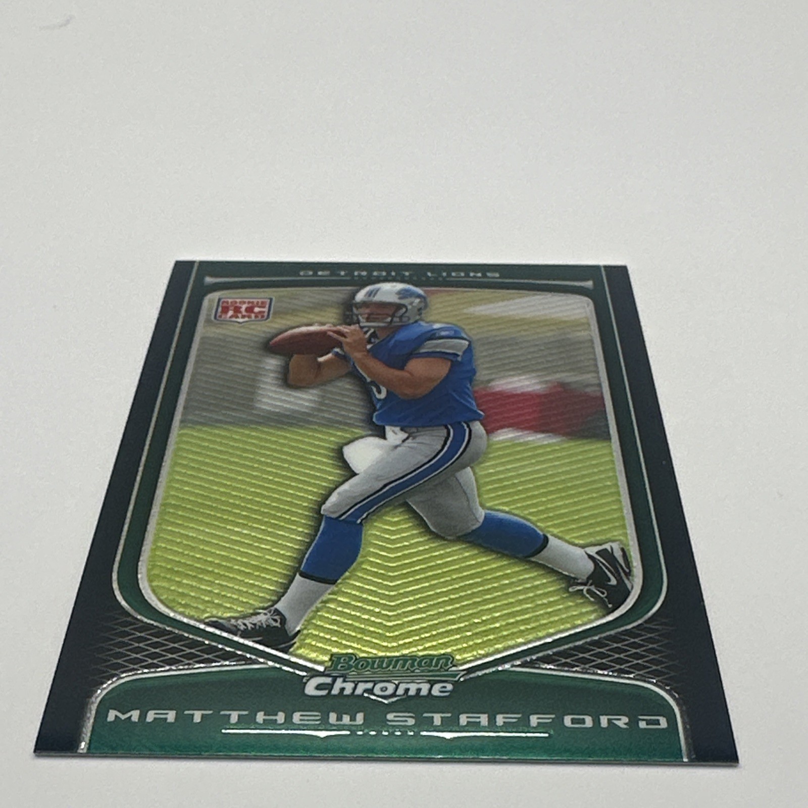 2009 Bowman Chrome Matthew Stafford RC #111 Los Angeles Rams Lions Rookie MVP
