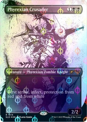 MTG English Phyrexian Crusader (Step-and-Compleat Foil) NM Foil Secret Lair
