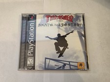Thrasher: Skate & Destroy (Sony PlayStation 1, 1999) PS1 Complete CIB TESTED 