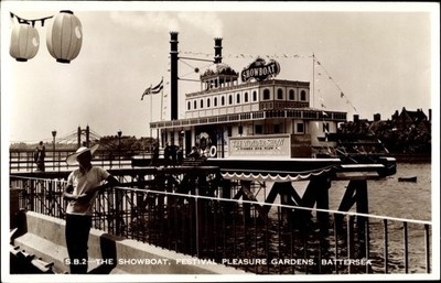 Ak Battersea London England, Showboat, Festival Pleasure Gardens - 3973681