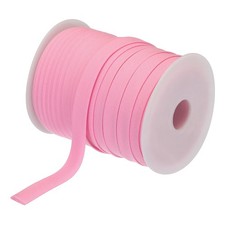 1/2 Inch Double Fold Bias Tape Continuous Bulk Bias Tape Pink 55 Yards