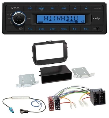 VDO AUX 1DIN MP3 USB Autoradio für Alfa Romeo Giulietta 2013-2021 ISO - Bild 1 von 4