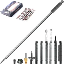 Trekking Pole Tactical Walking Stick, Multifunctional Lightweight Aircraft Alumi