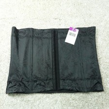 Maidenform Waist Trainer Women 2XL Black Tummy Control Ultra Firm Shapewear 6868