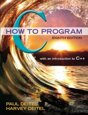 C How to Program Paperback Paul, Deitel, Harvey Deitel