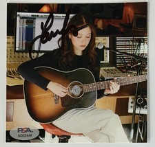 SIGNED Laufey AUTOGRAPH Photograph Art Card & A Matter Of Time CD PSA DNA COA