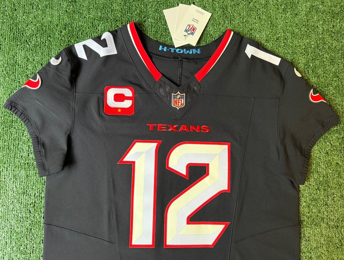 Authentic Nico Collins Houston Texans Nike Vapor Fuse Elite Jersey