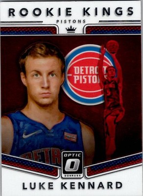 2017-18 Donruss Optic - Rookie Kings Luke Kennard 12 Detroit Pistons