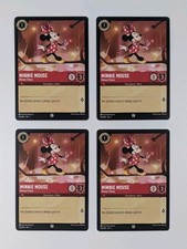 Disney Lorcana Minnie Mouse Always Classy x4 MINT Set First Chapter 116/204 TCG
