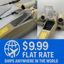 Vintage Star Wars Kenner X Wing Canopy Glass REPRO Part 1978 X-Wing Cockpit